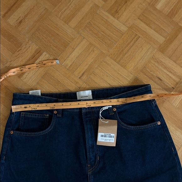 Reformation Women's Dark Blue Jeans - Picture 2 of 11